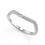 Load image into Gallery viewer, Maren Micro Pave Halo Princess Cut Diamond Engagement Ring - Nivetta