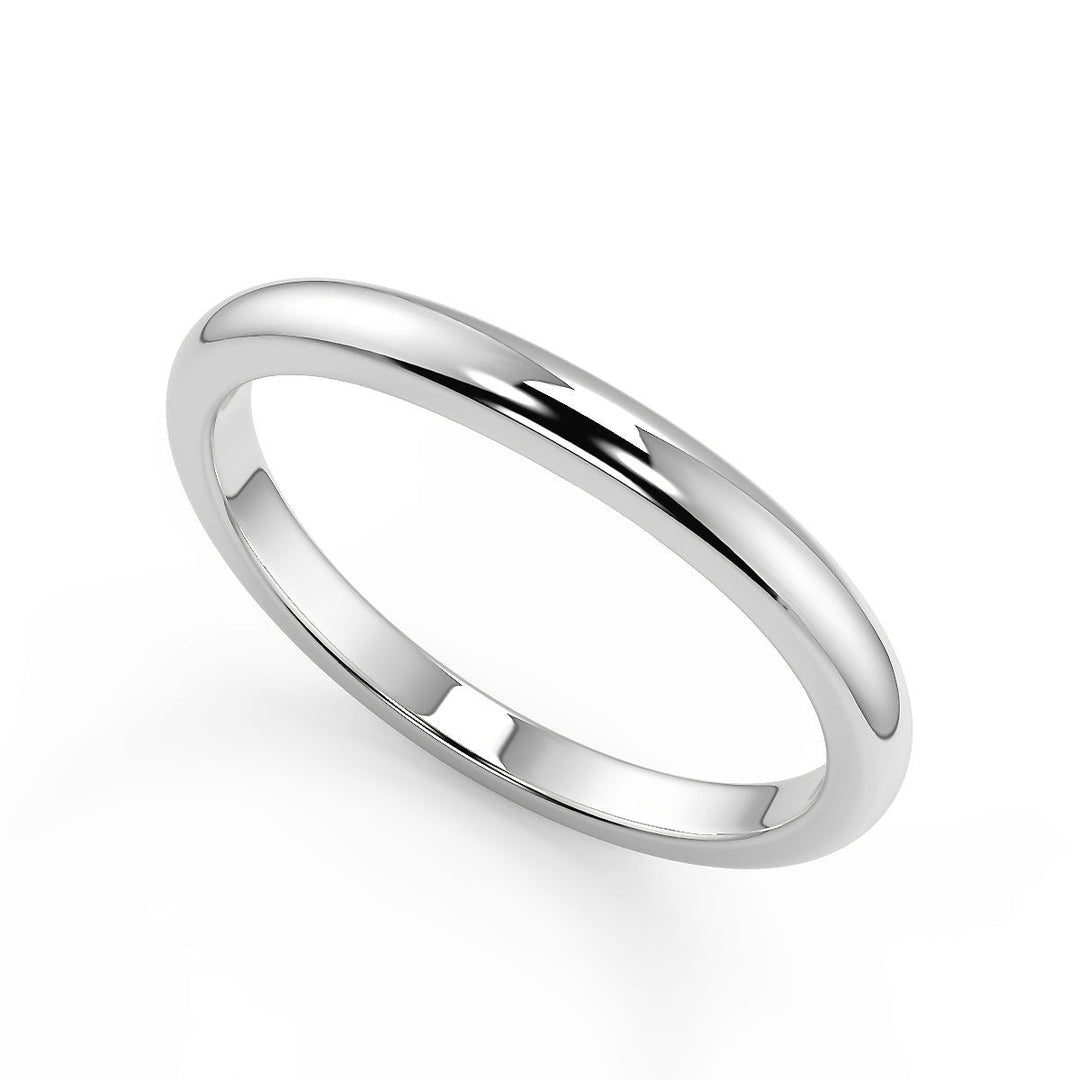 Maria Classic Cathedral Solitaire Round Cut Diamond Engagement Ring - Nivetta
