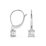 Load image into Gallery viewer, Marie Princess Cut Earrings Leverback - Nivetta