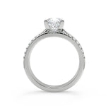 Load image into Gallery viewer, Marilyn Squared 4 Claw Solitaire Cushion Cut Diamond Engagement Ring - Nivetta
