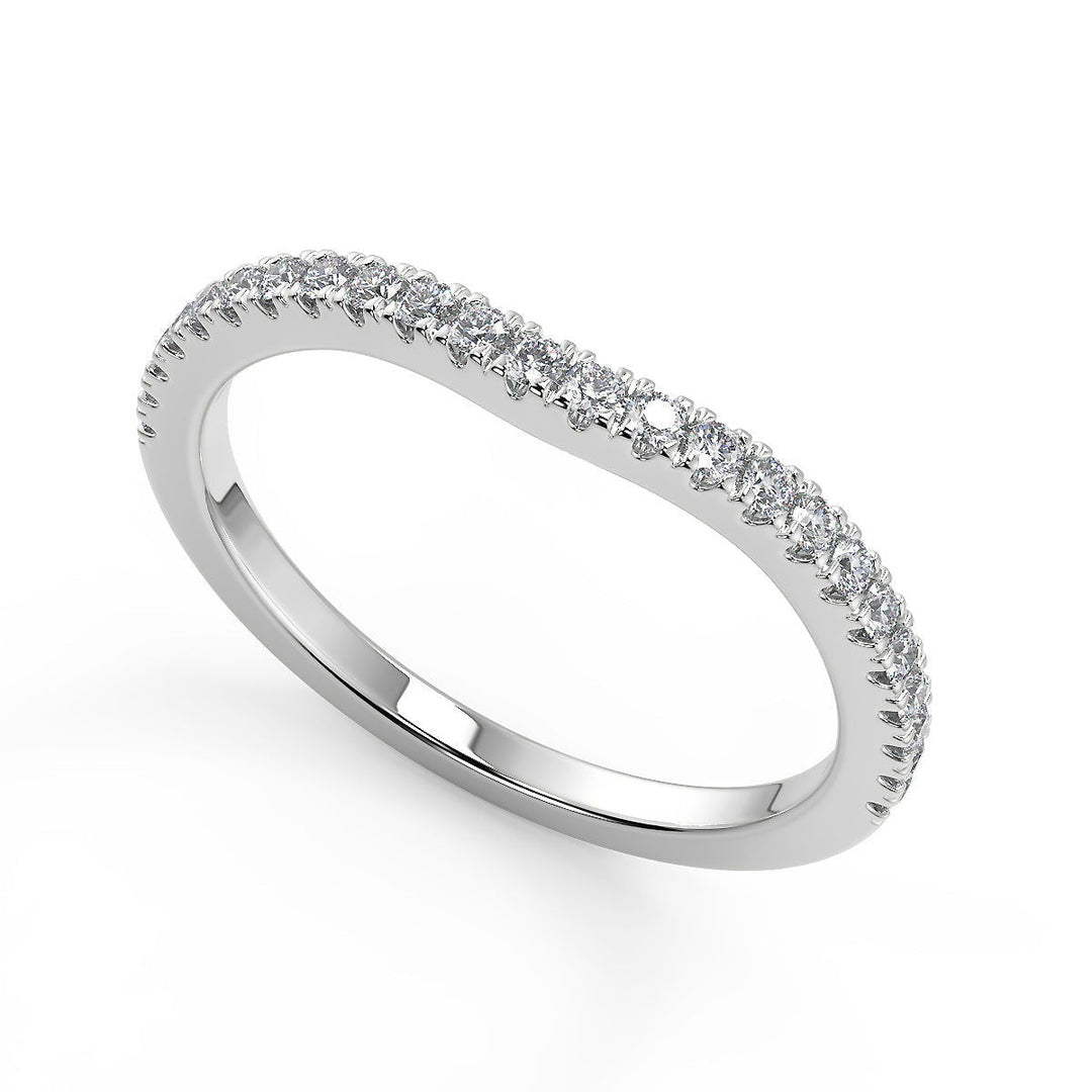 Marlee Classic Halo Pave Round Cut Diamond Engagement Ring - Nivetta