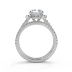 Load image into Gallery viewer, Marlee Classic Halo Pave Round Cut Diamond Engagement Ring - Nivetta