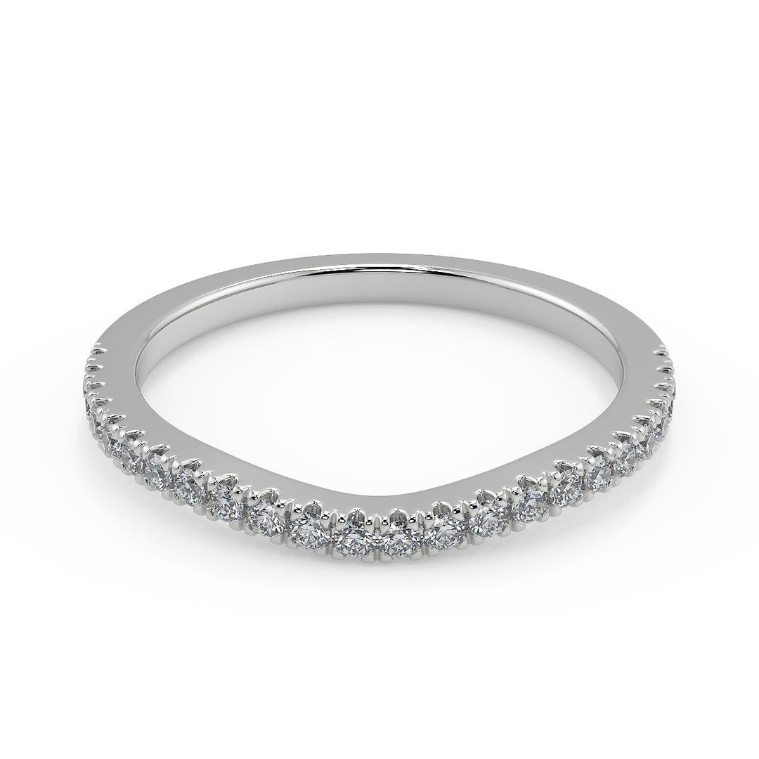 Marlee Classic Halo Pave Round Cut Diamond Engagement Ring - Nivetta