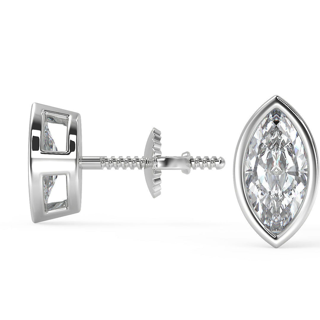 Marlene Marquise Cut Earrings Stud - Nivetta