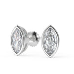 Load image into Gallery viewer, Marlene Marquise Cut Earrings Stud - Nivetta
