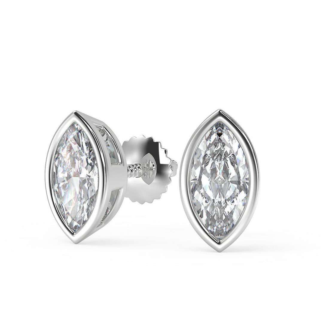 Marlene Marquise Cut Earrings Stud - Nivetta
