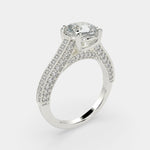 Load image into Gallery viewer, Martina Cushion Cut Pave Engagement Ring Setting - Nivetta