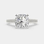 Load image into Gallery viewer, Martina Cushion Cut Pave Engagement Ring Setting - Nivetta