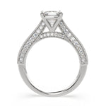 Load image into Gallery viewer, Martina Emerald Cut Pave Engagement Ring Setting - Nivetta