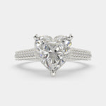 Load image into Gallery viewer, Martina Heart Cut Pave Engagement Ring Setting - Nivetta