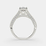 Load image into Gallery viewer, Martina Oval Cut Pave Engagement Ring Setting - Nivetta