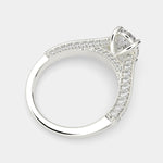 Load image into Gallery viewer, Martina Oval Cut Pave Engagement Ring Setting - Nivetta