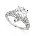 Load image into Gallery viewer, Martina Pear Cut Pave Engagement Ring Setting - Nivetta