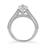 Load image into Gallery viewer, Martina Pear Cut Pave Engagement Ring Setting - Nivetta