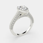 Load image into Gallery viewer, Martina Pear Cut Pave Engagement Ring Setting - Nivetta