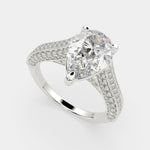 Load image into Gallery viewer, Martina Pear Cut Pave Engagement Ring Setting - Nivetta