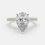 Load image into Gallery viewer, Martina Pear Cut Pave Engagement Ring Setting - Nivetta