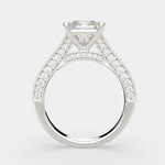 Load image into Gallery viewer, Martina Princess Cut Pave Engagement Ring Setting - Nivetta