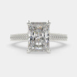 Load image into Gallery viewer, Martina Radiant Cut Pave Engagement Ring Setting - Nivetta