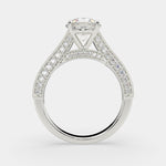 Load image into Gallery viewer, Martina Round Cut Pave Engagement Ring Setting - Nivetta