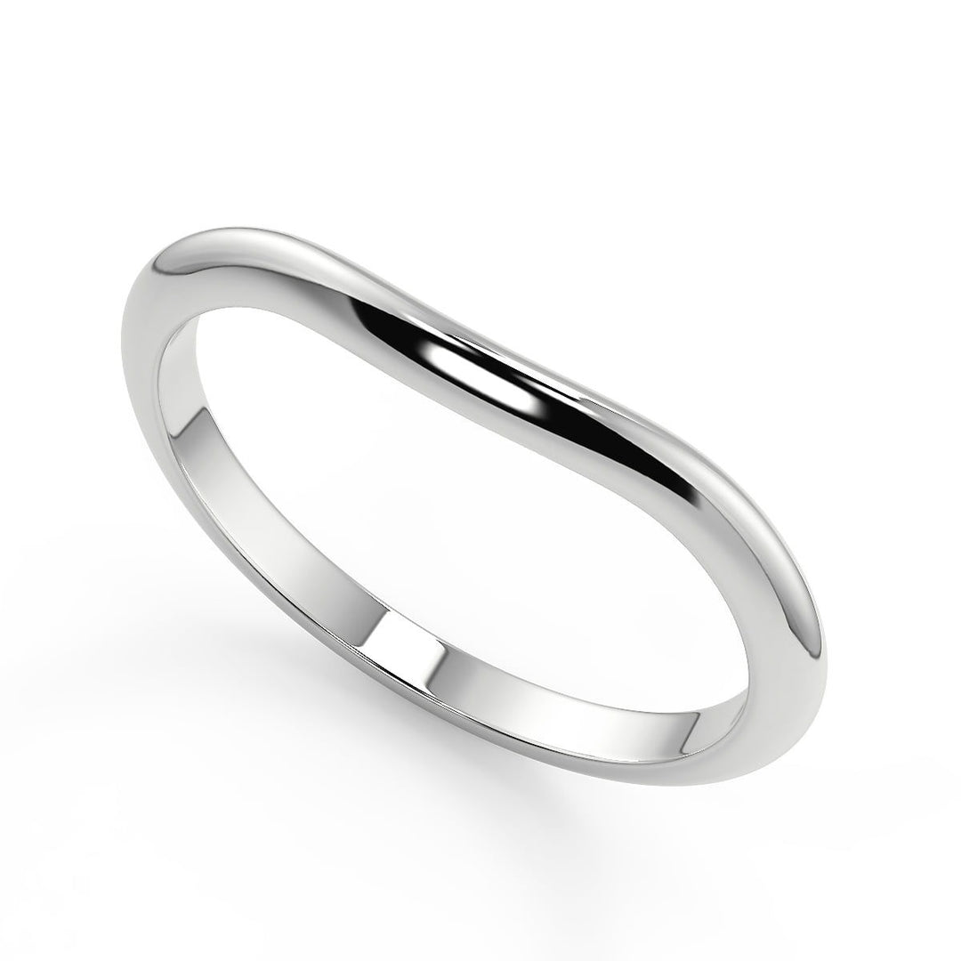 Melody 6 Prong Crown Round Cut Diamond Engagement Ring - Nivetta