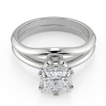 Load image into Gallery viewer, Miya 6 Prong Crown Princess Cut Diamond Engagement Ring - Nivetta