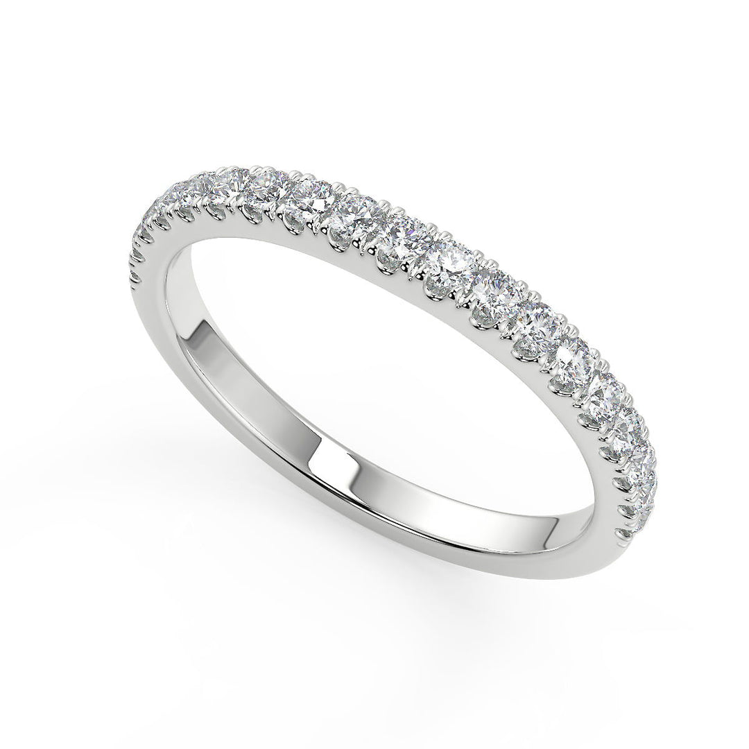 Monique Four Prong Channel Princess Engagement Ring – Nivetta - Nivetta