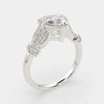 Load image into Gallery viewer, Nadia Heart Cut Pave Milgrain Engagement Ring Setting - Nivetta