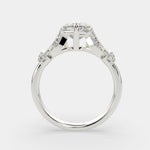 Load image into Gallery viewer, Nadia Heart Cut Pave Milgrain Engagement Ring Setting - Nivetta