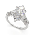 Load image into Gallery viewer, Nadia Marquise Cut Pave Milgrain Engagement Ring Setting - Nivetta