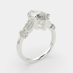 Load image into Gallery viewer, Nadia Marquise Cut Pave Milgrain Engagement Ring Setting - Nivetta