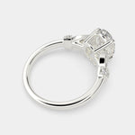 Load image into Gallery viewer, Nadia Oval Cut Pave Milgrain Engagement Ring Setting - Nivetta
