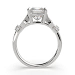 Load image into Gallery viewer, Nadia Princess Cut Pave Milgrain Engagement Ring Setting - Nivetta