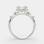 Load image into Gallery viewer, Nadia Princess Cut Pave Milgrain Engagement Ring Setting - Nivetta