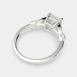 Load image into Gallery viewer, Nadia Princess Cut Pave Milgrain Engagement Ring Setting - Nivetta