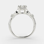 Load image into Gallery viewer, Nadia Radiant Cut Pave Milgrain Engagement Ring Setting - Nivetta