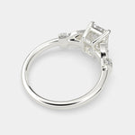 Load image into Gallery viewer, Nadia Radiant Cut Pave Milgrain Engagement Ring Setting - Nivetta
