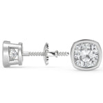 Load image into Gallery viewer, Natalia Cushion Cut Earrings Stud - Nivetta