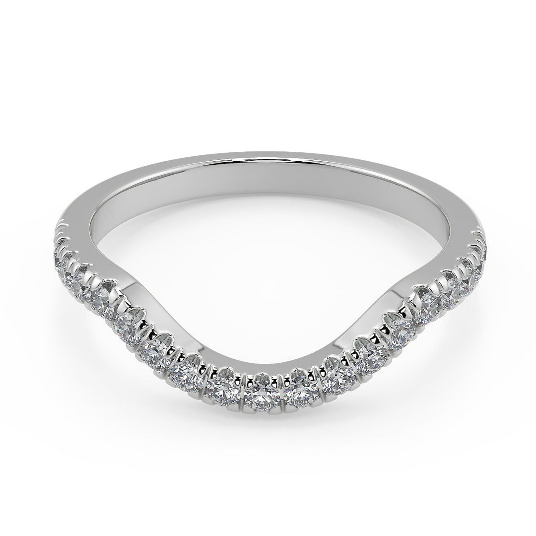 Natalya Double Halo Pave Princess Cut Diamond Engagement Ring - Nivetta