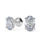 Load image into Gallery viewer, Nathalie Oval Cut Earrings Stud - Nivetta