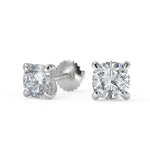 Load image into Gallery viewer, Nicole Cushion Cut Earrings Stud - Nivetta