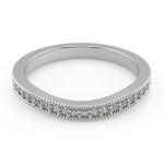 Load image into Gallery viewer, Norah Split Shank Pave Halo Round Cut Diamond Engagement Ring - Nivetta