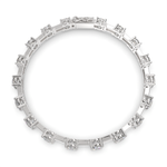 Load image into Gallery viewer, Octavia Round Cut Diamond Tennis Bracelet Prong Set (10 ctw) - Nivetta