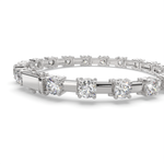 Load image into Gallery viewer, Octavia Round Cut Diamond Tennis Bracelet Prong Set (10 ctw) - Nivetta