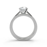 Load image into Gallery viewer, Olivia 4 Prong Solitaire Round Cut Diamond Engagement Ring - Nivetta