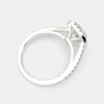 Load image into Gallery viewer, Paloma Emerald Cut Pave Halo Engagement Ring Setting - Nivetta