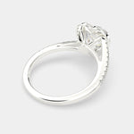 Load image into Gallery viewer, Paloma Heart Cut Pave Halo Engagement Ring Setting - Nivetta