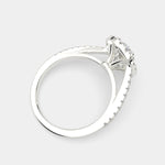 Load image into Gallery viewer, Paloma Oval Cut Pave Halo Engagement Ring Setting - Nivetta
