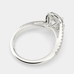 Load image into Gallery viewer, Paloma Round Cut Pave Halo Engagement Ring Setting - Nivetta