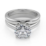 Load image into Gallery viewer, Payten 4 Prong Basket Solitaire Round Cut Diamond Engagement Ring - Nivetta